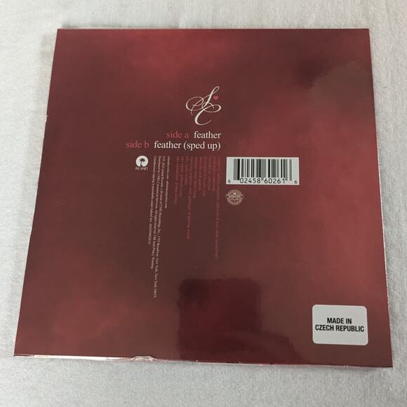 Sabrina Carpenter Feather Vinyl Pink Glitter 7" Sealed In Hand Ships ASAP - Picture 4 of 5